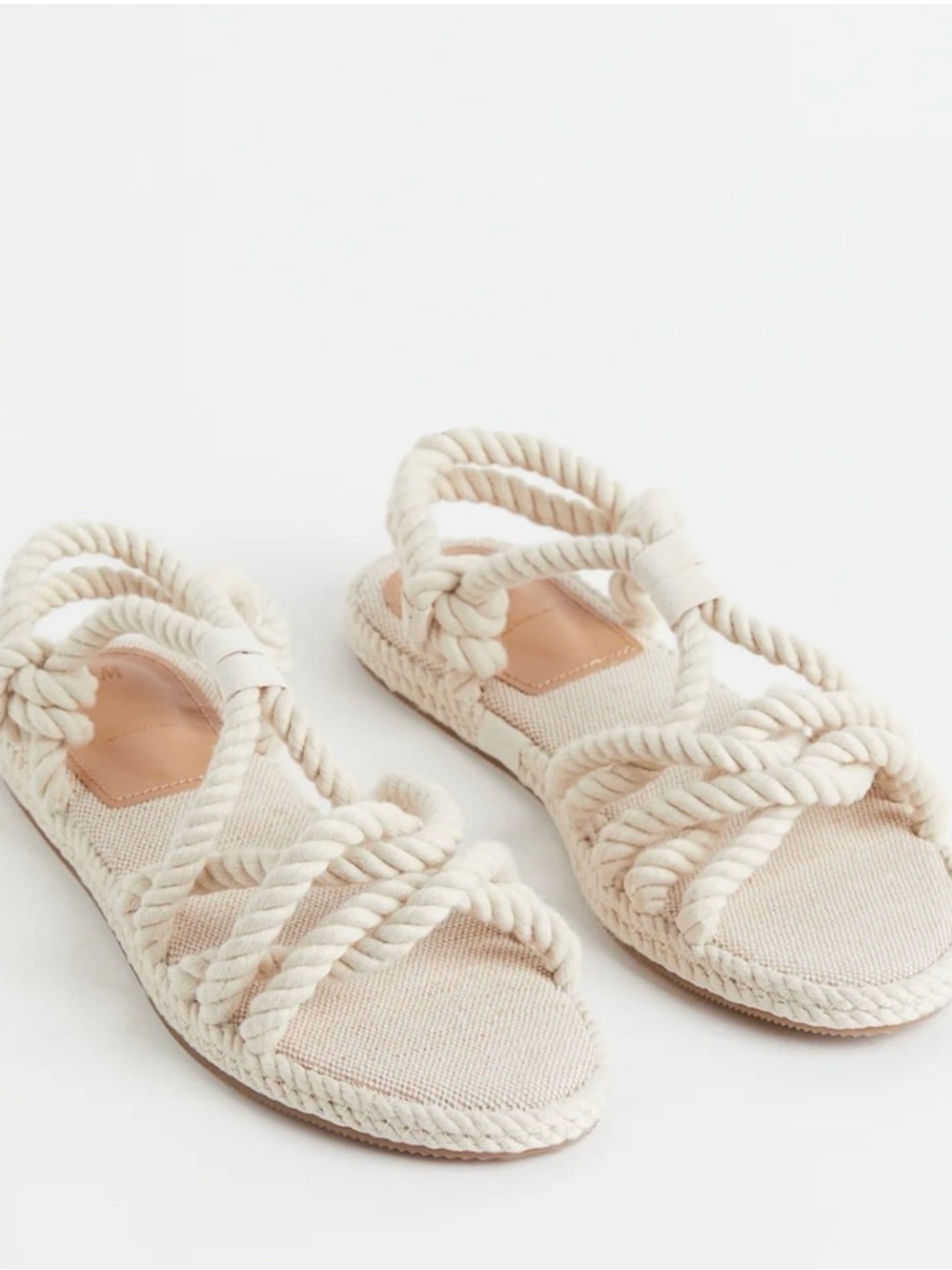 H&M Braided Rope Sandals